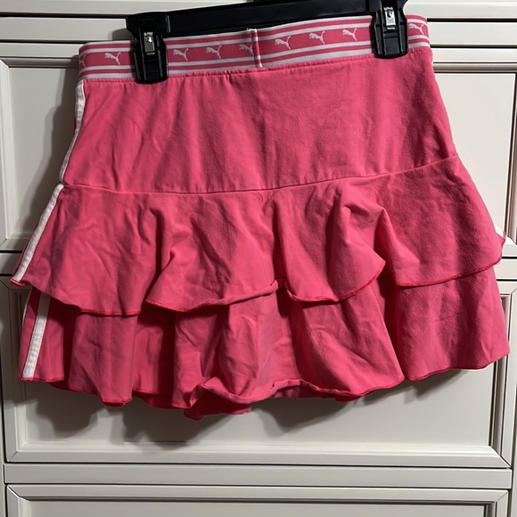 Pink layered skort - Picture 2 of 5